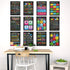 gisgfim 12 Pieces English Grammar Posters, Educational Wall Signs for Middle and High School Classroom Decor