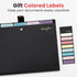 Sooez Accordion File Organizer, 5 Pocket Letter Size Expanding File Folder with Labels for Documents, Portable Paper