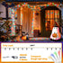 Wiopss 400FT Dimmable Multi-Colored String Lights LED Extra Long Outdoor Waterproof Fairy Lights with Remote, Timer