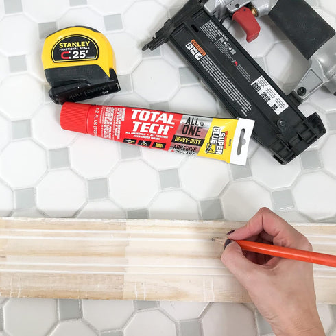 Super Glue - Total Tech - Clear, All-In-One Adhesive & Sealant, 4.2oz Tubes (Pack of 2)