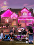 VERDILUME 50FT IP67 Permanent Outdoor Lights, RGB Waterproof Eaves Lighting, Smart LED Outside House Lights