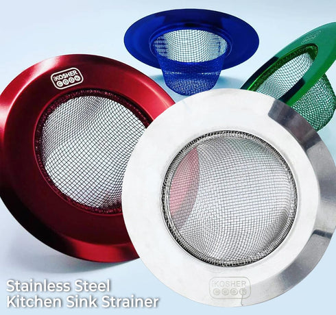 Blue Mesh Sink Strainer for Dairy Use - Prevent Kitchen Clogs