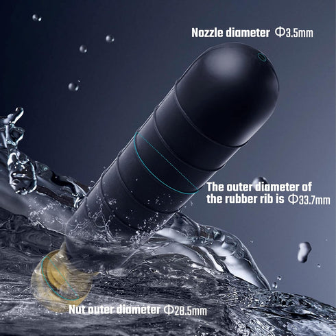 DURATECH Medium Drain Bladder, Fits 1-1/2" to 3" Drain Pipes, Unclogs Stubborn Blockages in Sinks, Bathtubs, and Showers