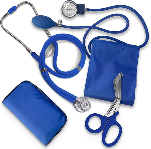 ASA TECHMED Nurse EMT Starter Pack, Stethoscope, Blood Pressure Monitor, Trauma Shear, Ideal Gift for Nurses & Medical