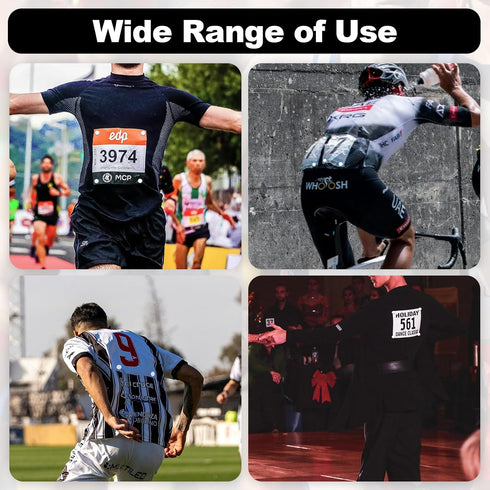 Dijedev Running Bib Clips