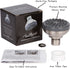 Pressure Boosting Shower Head - High Pressure Water Saver Showerhead, 2.5 GPM - Brushed Nickel