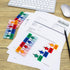 Message Flags Assorted Color, "Sign Here"/"Notarize"/"Initial Here"/"Sign and Date", 600 Pages Total, 3 Dispensers/Pack