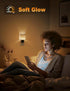Dimmable, 3000K 0-100LM JandCase Night Lights Plug into Wall, LED Night Light Nightlight with Auto On Off Light Sensor