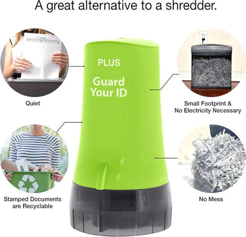 Guard Your ID Advanced Roller for Identity Theft Prevention, Green (38311)