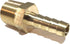 5/16" Hose ID to 3/8" Male NPT MNPT Straight Brass Fitting for Fuel/AIR/Water/Oil/Gas/WOG
