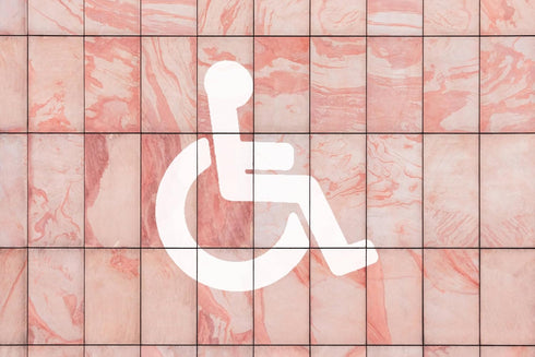 Handicap Symbol Design Stencil, 12-Inch, Reusable Mylar Cutout for Accessible Signage, Crafts & DIY Projects