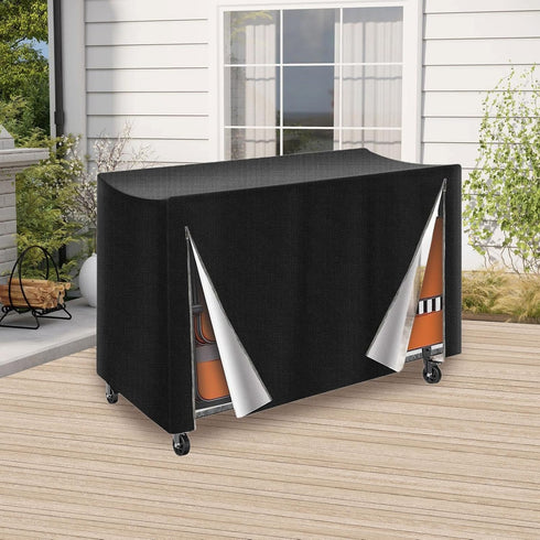 Leefasy Folding Chair Rack Cover Folding Chair Storage Cover Protection Effective Full Coverage Easy to Clean