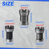 3 Pcs Die Grinder Collet, 6mm 6.35mm 8mm Router Collet Chuck Adapter for Woodworking Engraving Trimming