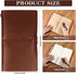 Cholemy 12 Pcs PU Leather Journal Notebook Bulk, Personalized DIY Engraved Leather Journal for Coworker Gifts