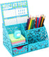 EasyPAG Desk Organizer Caddy with 6 Compartments and 1 Sliding Drawer, Dark Teal