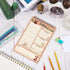 Gueevin Highland Cow To Do List Notepad, 8.7 x 6 Inch Big Note Pads, 50 Sheets Spiral Work Planner Reminder, Brown