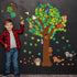 Zonon 163 Pcs Spring Classroom Tree Bulletin Board Decor, DIY Whimsy Tree Cutouts for Kid School