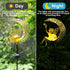 ZKLiLi Solar Lights Garden Decorations,Moon Fairy Light,Solar Statues Outdoor Decor,Warm LED Light for Pathway Lawn