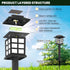 Lights,12 Pack 10 GIGALUMI Solar Outdoor LED Solar Lights Outdoor Waterproof, Solar Walkway Lights Maintain Hours