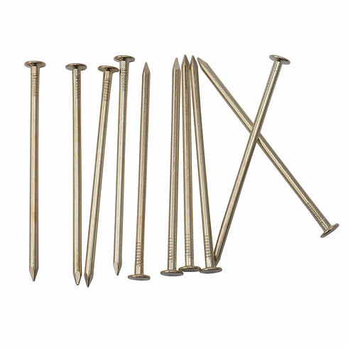 60pcs Gold Hardware Nails, 3 Inches Brass Plated Wall Nails for Hanging and Wood Projects