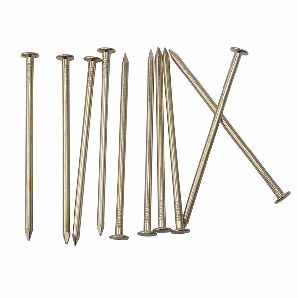 60pcs Gold Hardware Nails, 3 Inches Brass Plated Wall Nails for Hanging and Wood Projects