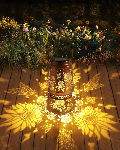 Fussion Sunflower Gifts for Women Sunflower Solar Lantern Birthday Gifts Mothers Day Gifts for Mom Grandma Sister