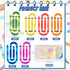 Sandure 48 Pack 4" 2" 24Pcs 24Pcs Jumbo Acrylic Paper Clips, X Teacher Paper Clips with Gift Bags Personalized