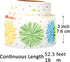 Youngever 52.5 ft Bulletin Board Borders, Sunburst Design for Classroom Decoration