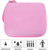 khanka Hard Travel Case for Phomemo M04S Portable Thermal Printer, Bluetooth Label Printer (Pink)