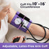 10"-16", LotFancy Aneroid Sphygmomanometer with Stethoscope Kit, Professional BP Cuff Adult Adult Professional Manual