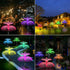 3 Pack 7 Weepong Solar Garden Lights New Upgraded Solar Lights Outdoor Waterproof Color Changing Double Jellyfish