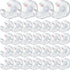 Yahenda 32 Pcs Invisible Tape and Refillable Dispensers, 0.7 x 985 Inches Transparent Tape for Office Home