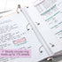 BAZIC 3 Ring Binder 1" Economy View Organizer - Grey, Round Ring, Holds 175 Sheets Paper, 1-Count