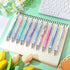 Yeaqee 50 Pcs Motivational Quotes Ballpoint Pens Bulk, Stylish Retractable Gift Pens for Women Students, Pastel Style