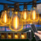 Outdoor String Lights Dimmable with Remote, 50 FT Outdoor Lights with 2