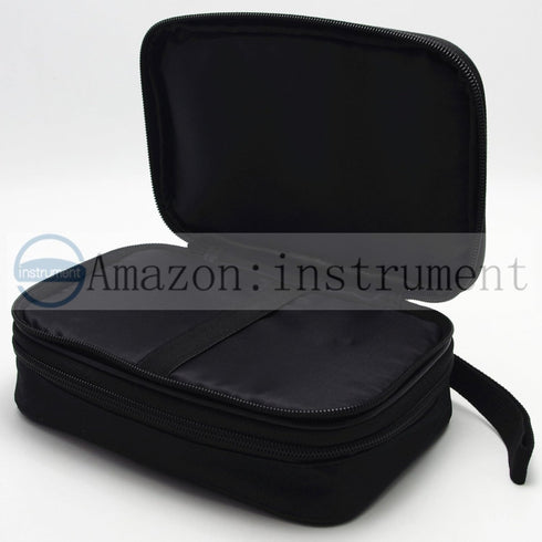TH19 Double Layered Padded Zipper Soft Case with Wrist Strap for Multimeter Meter