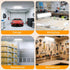 100W 14000LM 6000K 6FT IP66 YQNLIFA LED Shop Lights, Plug in Garage Light with Power Cord, Waterproof Work Light