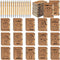 Geyoga 60 Pcs Employee Appreciation Gifts, Thank You Spiral Kraft Notebooks with Bamboo Pens, Motivational Notebooks