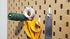'Just Hanging' Pegboard Hook Packs for IKEA SKADIS Pegboard, Display Hook Accessory (Glossy White, 16pk)