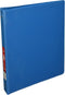 BAZIC 3-Ring View Binder, 1" Capacity, Cyan, Includes 2-Pockets