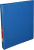 BAZIC 3-Ring View Binder, 1" Capacity, Cyan, Includes 2-Pockets