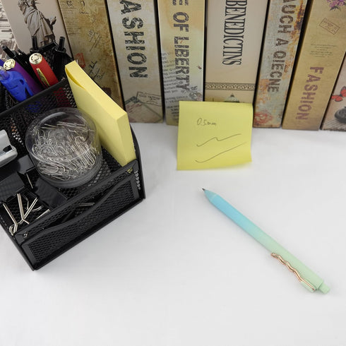 Fengtaiyuan Lv05 Stylish Gradient Color Pen, Black Ink, 0.5mm Extra Fine Gel Ink Rollerball for Smooth Writing