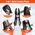 Valuemax 4-in-1 Wire Stripper Tool, Wire Stripper, Wire Cutters, Wire Crimping Tool, Multifuntional Electrician Pliers for Clamping, Stripping, Cutting, Crimping, 10-20 AWG