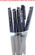 Signo RT1 Retractable Gel Ink Pen, 5-Pack Ultra Micro Point 0.28mm, Rubber Grip, Blue Black Ink, Sticky Notes Value Set