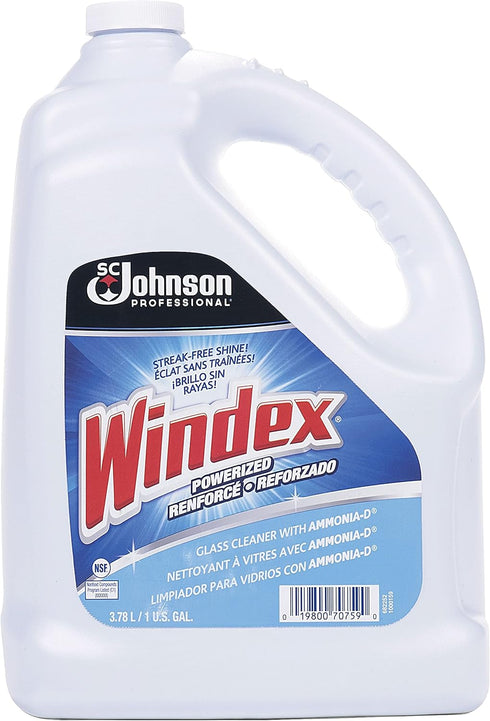 Windex Glass Cleaner with Ammonia-D, Floral, 128 oz., 1-Count