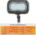 WW30BRZ 30-Watt Newhouse Lighting Outdoor LED Wall Wash Flood Light, Weatherproof, Bronze
