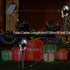 IP65 2-IN-1 T-SUNUS RGB Solar Spot Lights Christmas, Metal Color Changing Landscape Spotlights Waterproof Spotlight