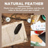 Chinco 12 Pcs Feather Ballpoint Pen, Vintage Quill Ballpoint Pen for Wedding Signing, Soft Fluffy Pen for School Office