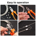 200pcs 1/16" Aluminum Crimping Loop Sleeve Cable Ferrule Wire Rope Sleeves Loop Sleeve