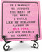 Pink Office Decor - If I manage to survive this week, I would like my straight jacket to be in Hot Pink & Sparkle